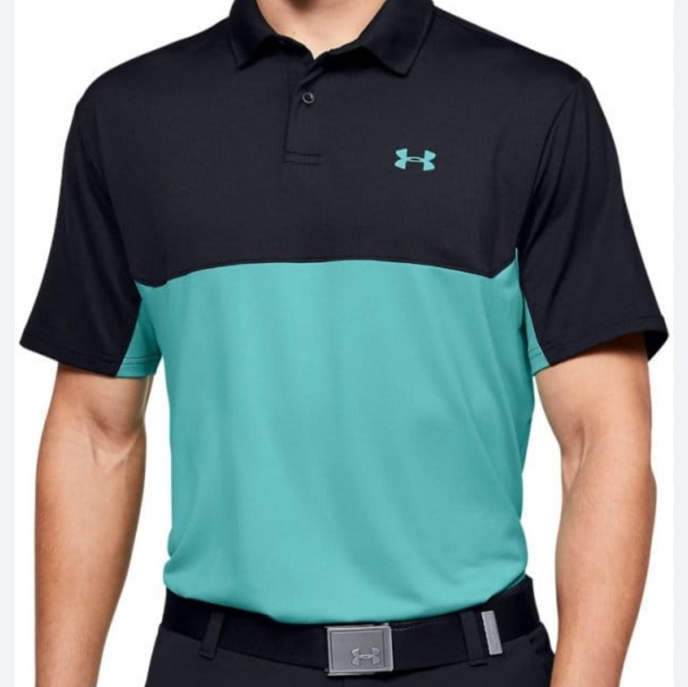 Under Armour Heat Gear Performance Polo 2.0 Moisture Wicking Loose Fit Shirt XL